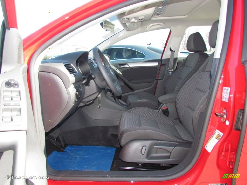 Titan Black Interior 2012 Volkswagen Golf 4 Door Photo #59902457