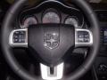 2012 Dodge Avenger Black/Silver/Red Interior Steering Wheel Photo