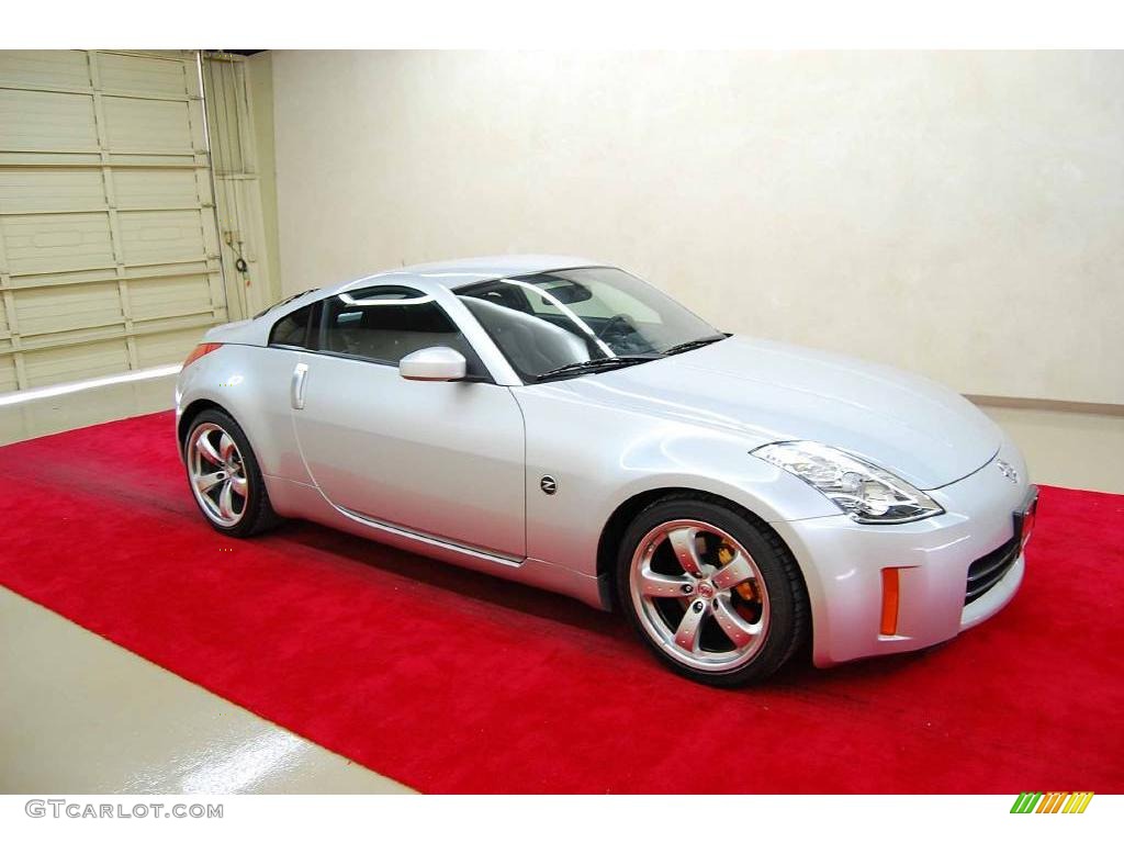 Silver Alloy Metallic 2006 Nissan 350Z Grand Touring Coupe Exterior Photo #5990356