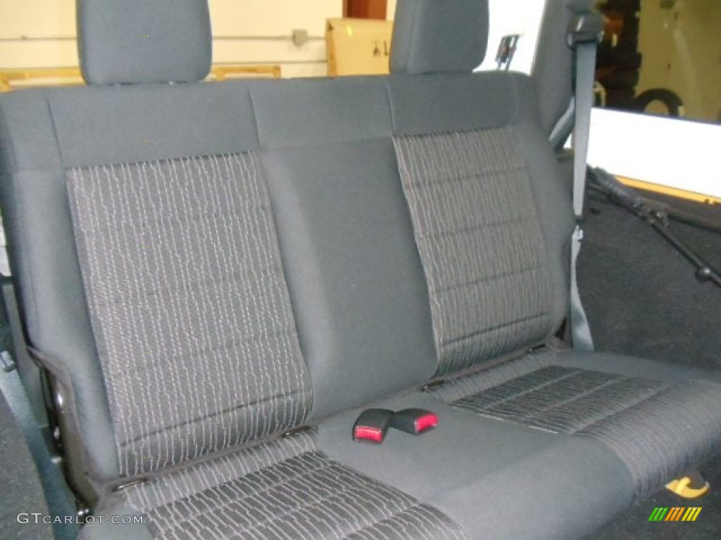 2012 Jeep Wrangler Rubicon 4X4 Rear Seat Photos