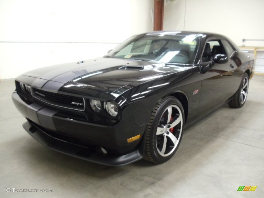 Pitch Black Dodge Challenger