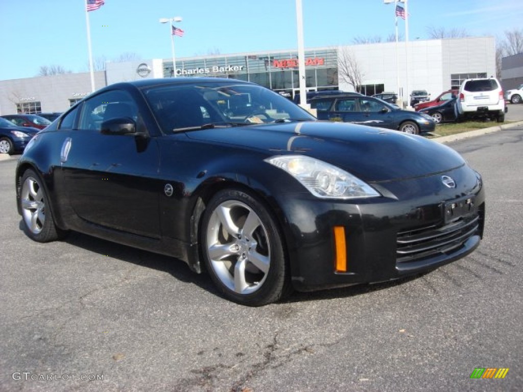 2007 350Z Coupe - Magnetic Black Pearl / Carbon photo #1