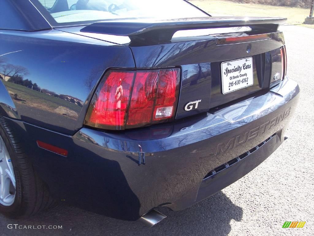 2002 Mustang GT Coupe - True Blue Metallic / Medium Graphite photo #14