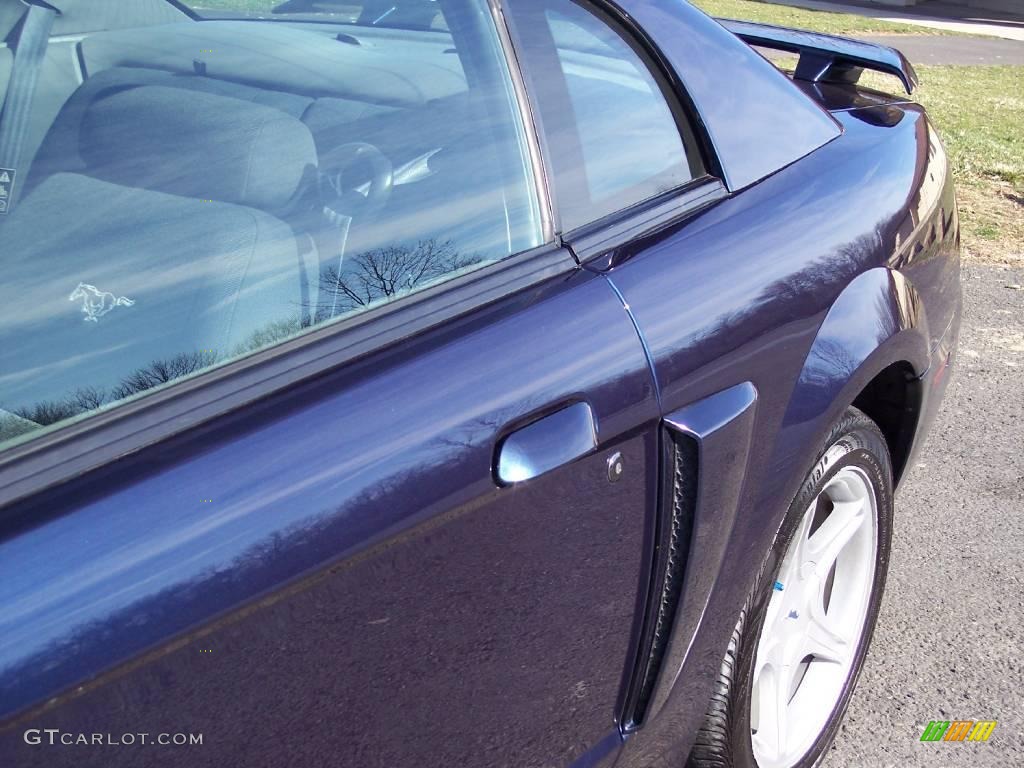 2002 Mustang GT Coupe - True Blue Metallic / Medium Graphite photo #36