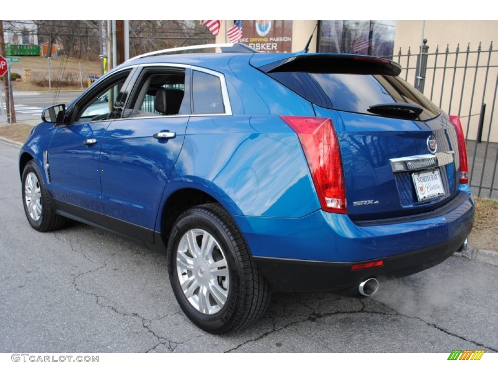 2010 SRX 4 V6 AWD - Caribbean Blue / Ebony/Titanium photo #4