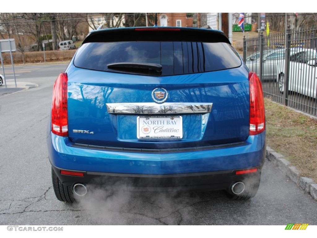 2010 SRX 4 V6 AWD - Caribbean Blue / Ebony/Titanium photo #5