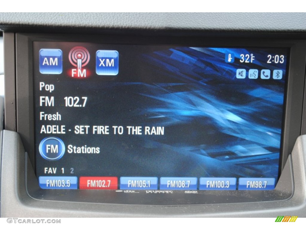 2010 SRX 4 V6 AWD - Caribbean Blue / Ebony/Titanium photo #25