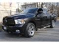 2010 Brilliant Black Crystal Pearl Dodge Ram 1500 Sport Crew Cab 4x4  photo #1