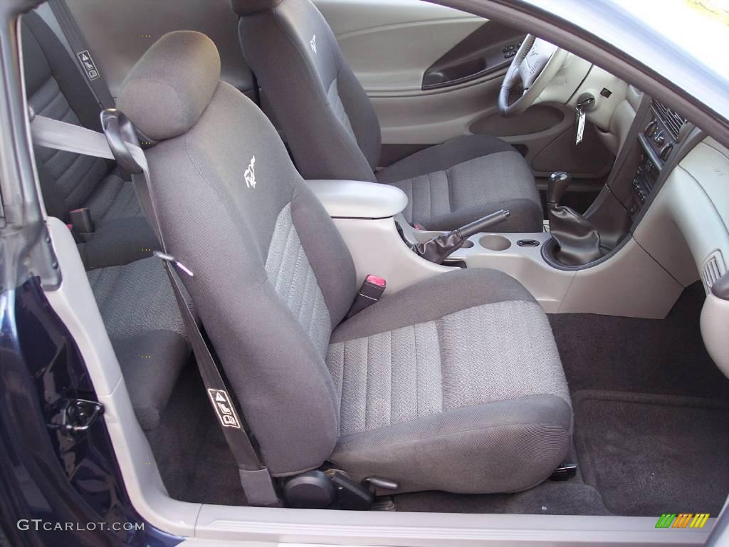 2002 Mustang GT Coupe - True Blue Metallic / Medium Graphite photo #48