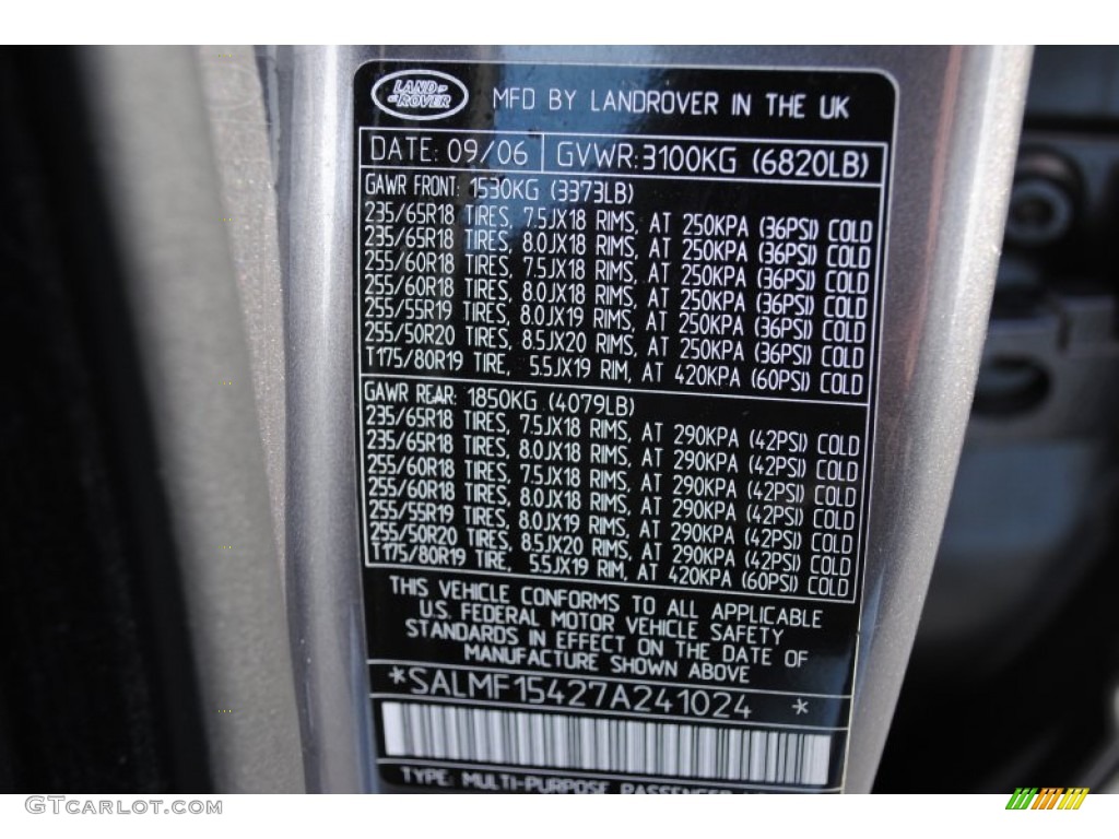 2007 Range Rover HSE - Stornoway Grey Metallic / Charcoal photo #28