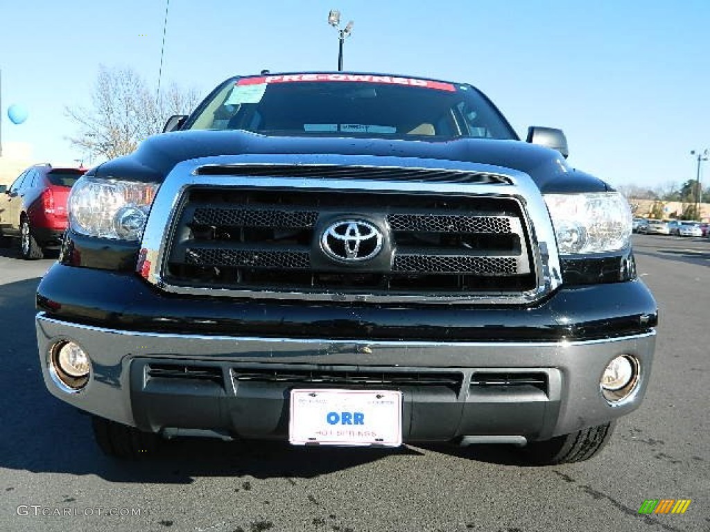 2010 Tundra SR5 CrewMax - Black / Sand Beige photo #2