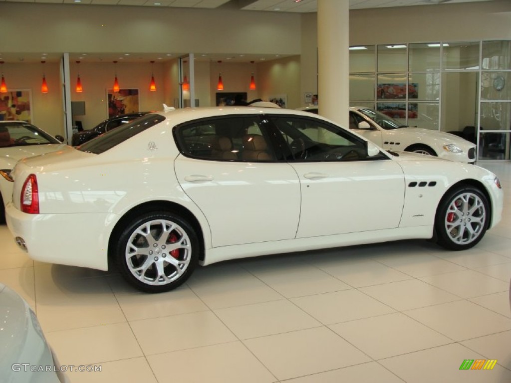 Bianco Eldorado (White) 2012 Maserati Quattroporte S Exterior Photo #59908378