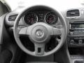 Titan Black 2012 Volkswagen Golf 2 Door Steering Wheel