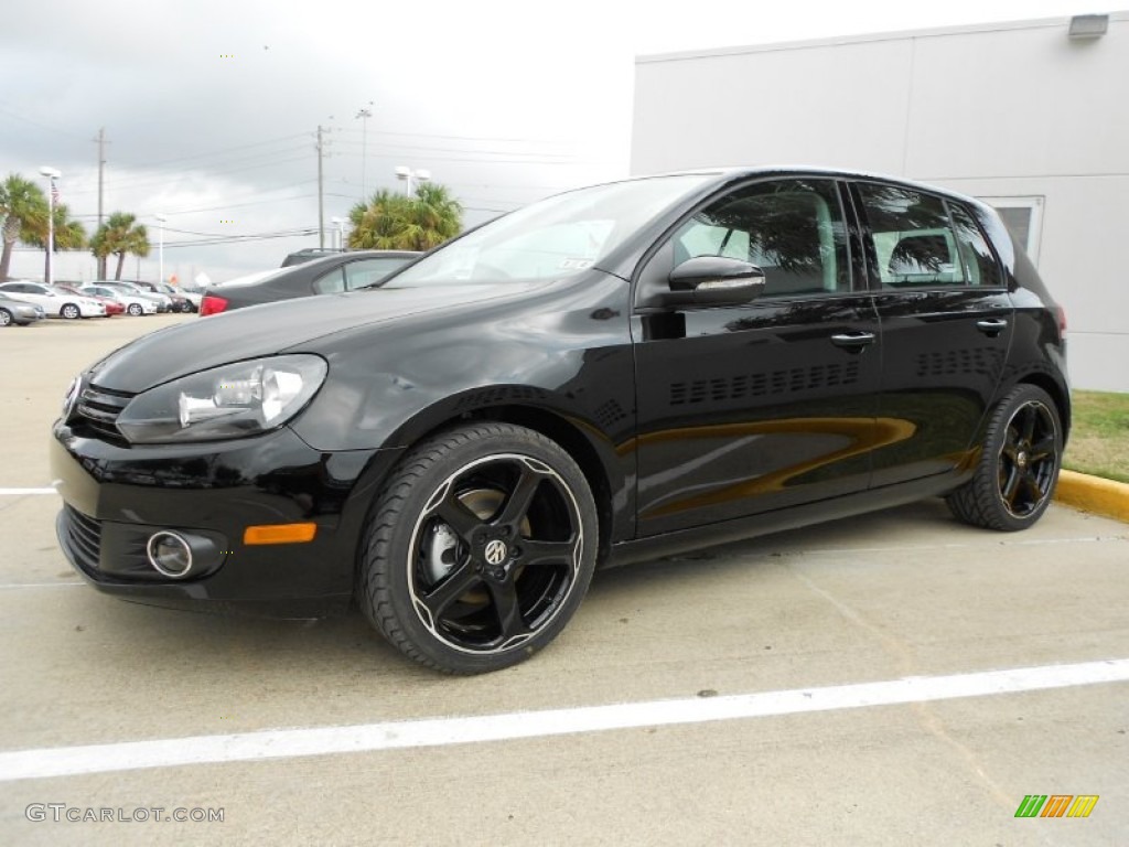 Black 2012 Volkswagen Golf 4 Door TDI Exterior Photo #59908679