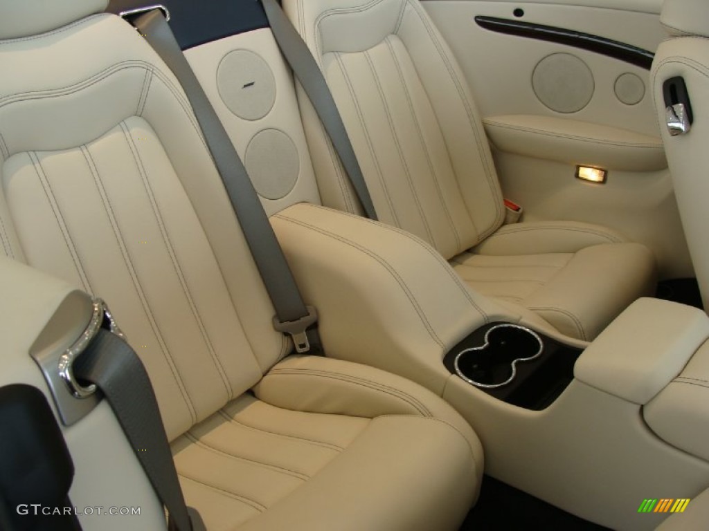 2012 Maserati GranTurismo Convertible GranCabrio Rear Seat Photo #59908700