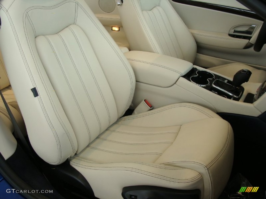 Pearl Beige Interior 2012 Maserati GranTurismo Convertible GranCabrio Photo #59908730