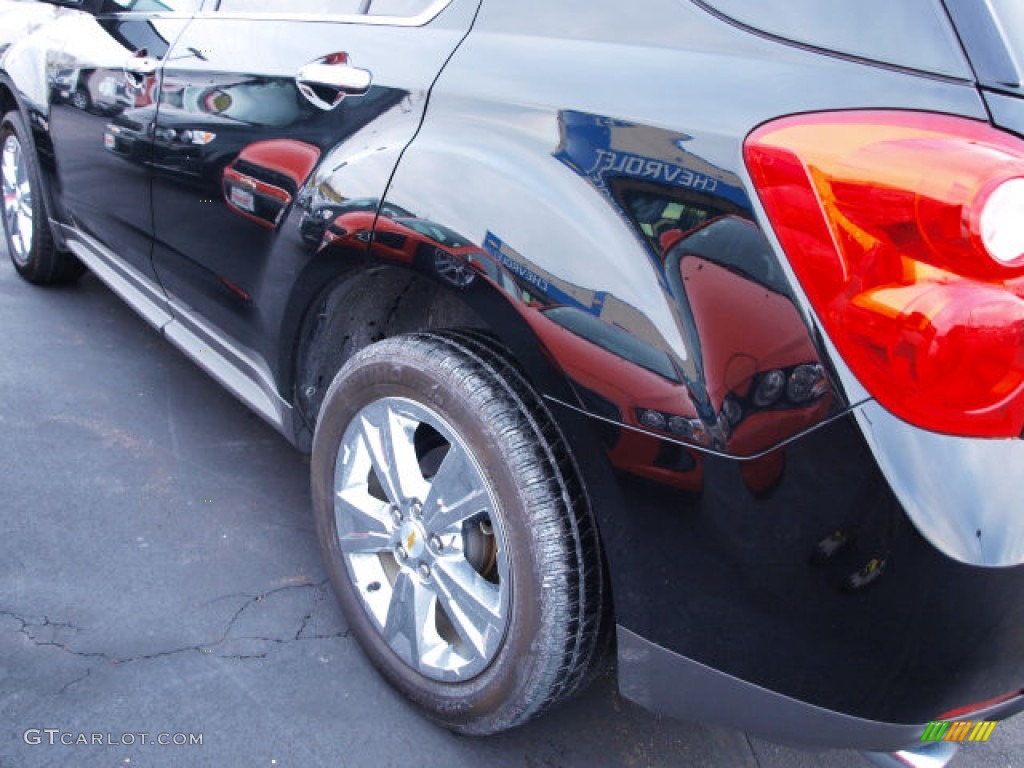 2011 Equinox LTZ - Black / Light Titanium/Jet Black photo #4