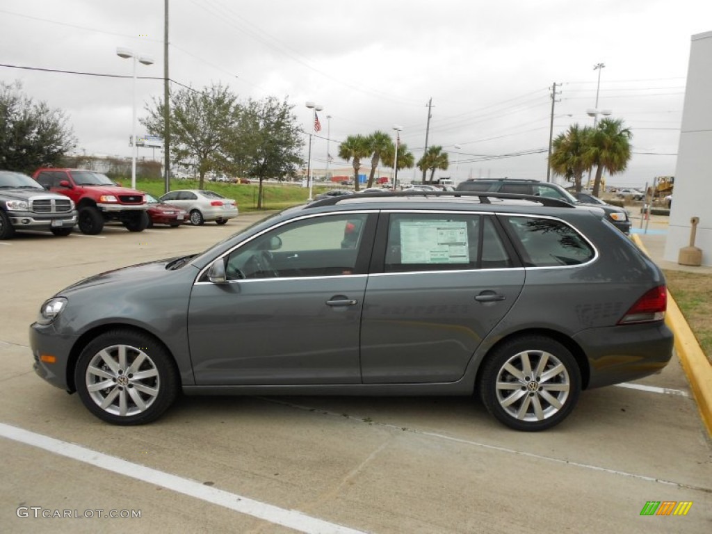 Platinum Gray Metallic 2012 Volkswagen Jetta TDI SportWagen Exterior Photo #59909114