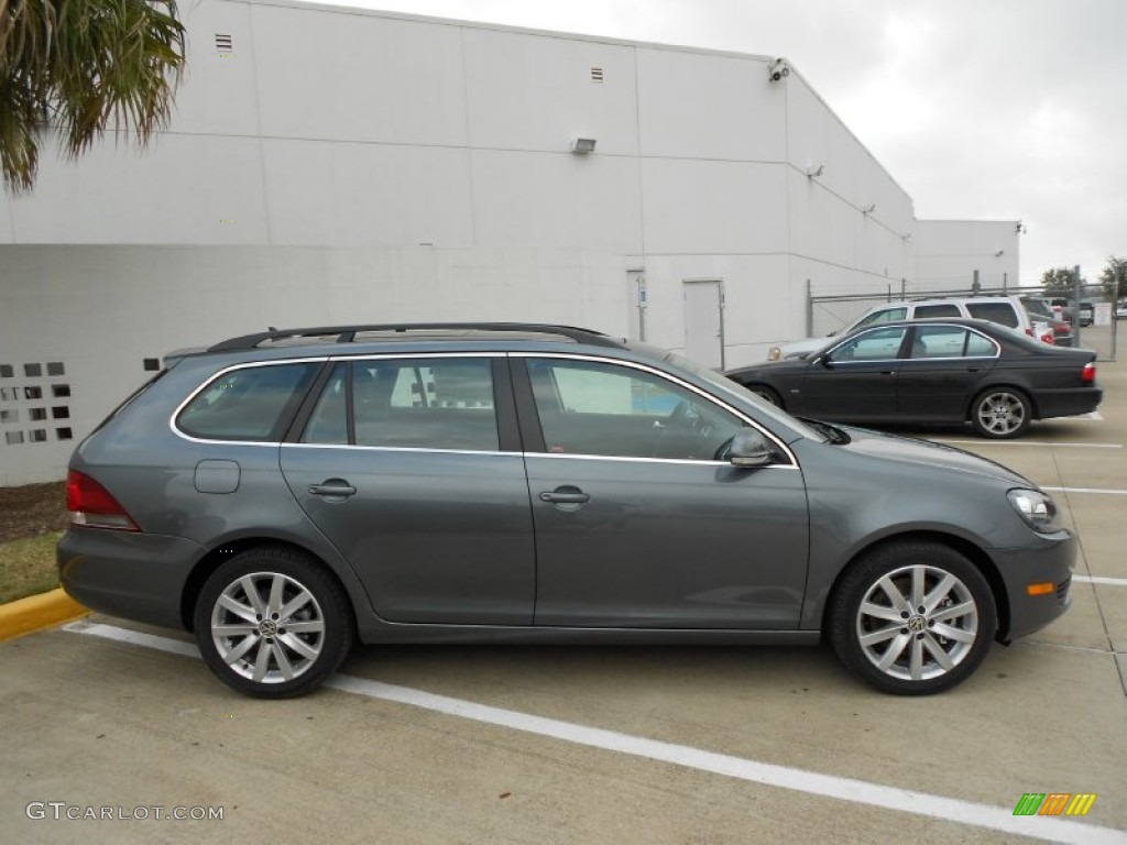 Platinum Gray Metallic 2012 Volkswagen Jetta TDI SportWagen Exterior Photo #59909138