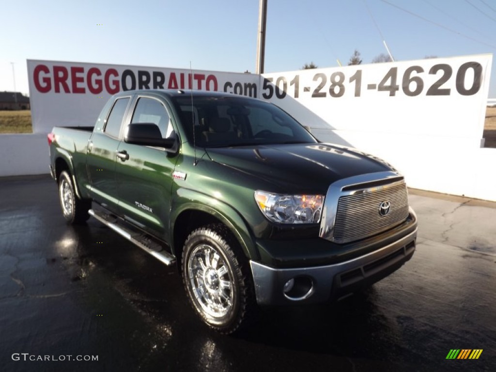 2012 Tundra TSS Double Cab 4x4 - Spruce Green Mica / Sand Beige photo #1