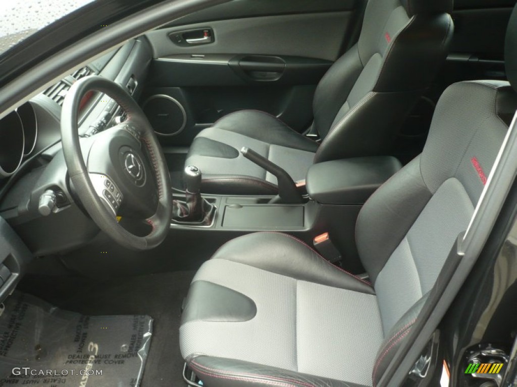 Gray/Black Interior 2007 Mazda MAZDA3 MAZDASPEED3 Grand Touring Photo #59911349