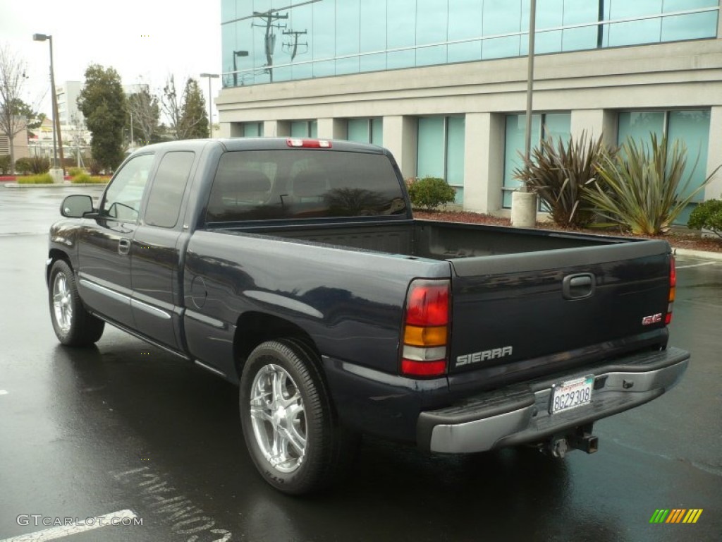 2007 Sierra 1500 Classic SLE Extended Cab - Deep Blue Metallic / Dark Pewter photo #5