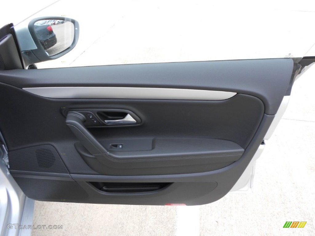 2012 Volkswagen CC Sport Black Door Panel Photo #59911881
