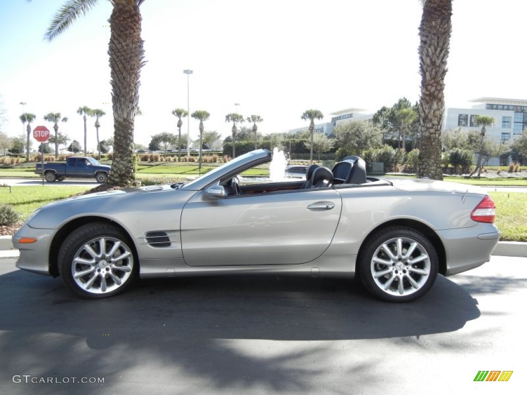 2007 SL 550 Roadster - Pewter Metallic / Black photo #9