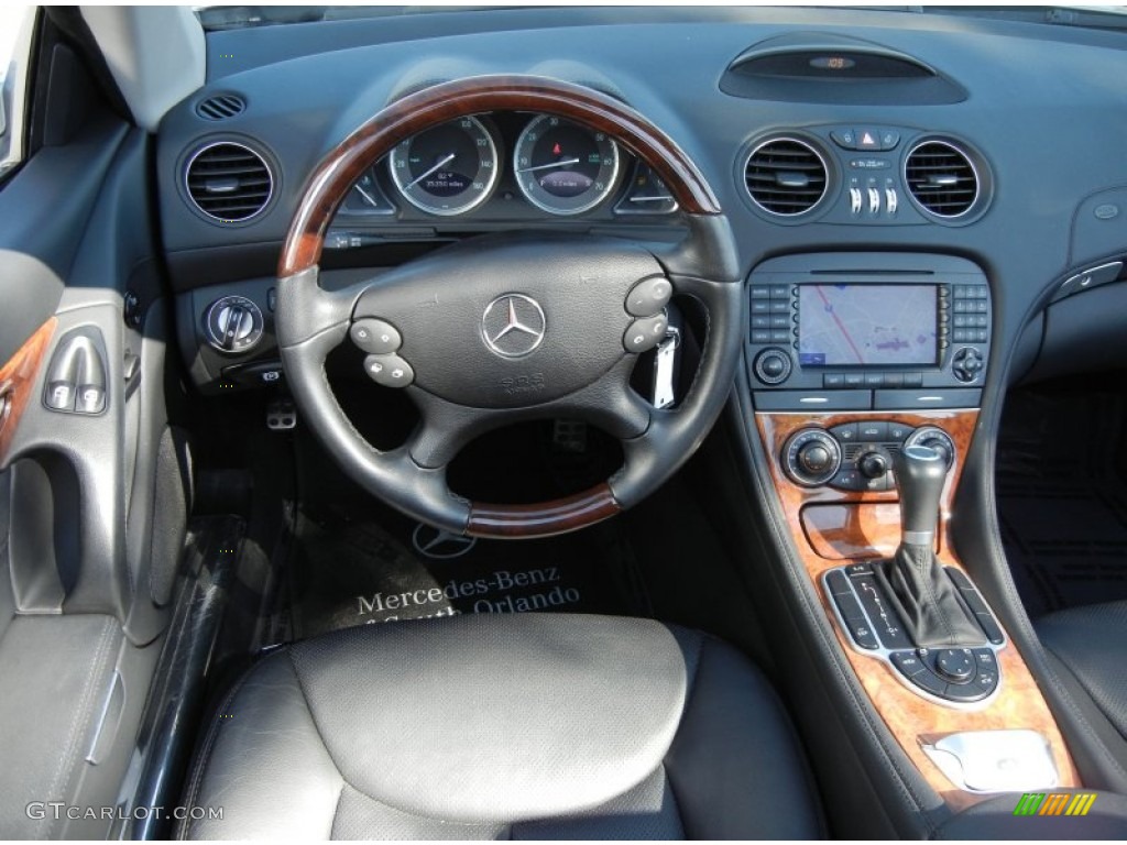 2007 Mercedes-Benz SL 550 Roadster Black Dashboard Photo #59912741