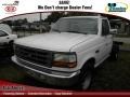 1996 Oxford White Ford F250 XL Regular Cab Chassis #59860748