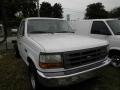 1996 Oxford White Ford F250 XL Regular Cab Chassis  photo #2