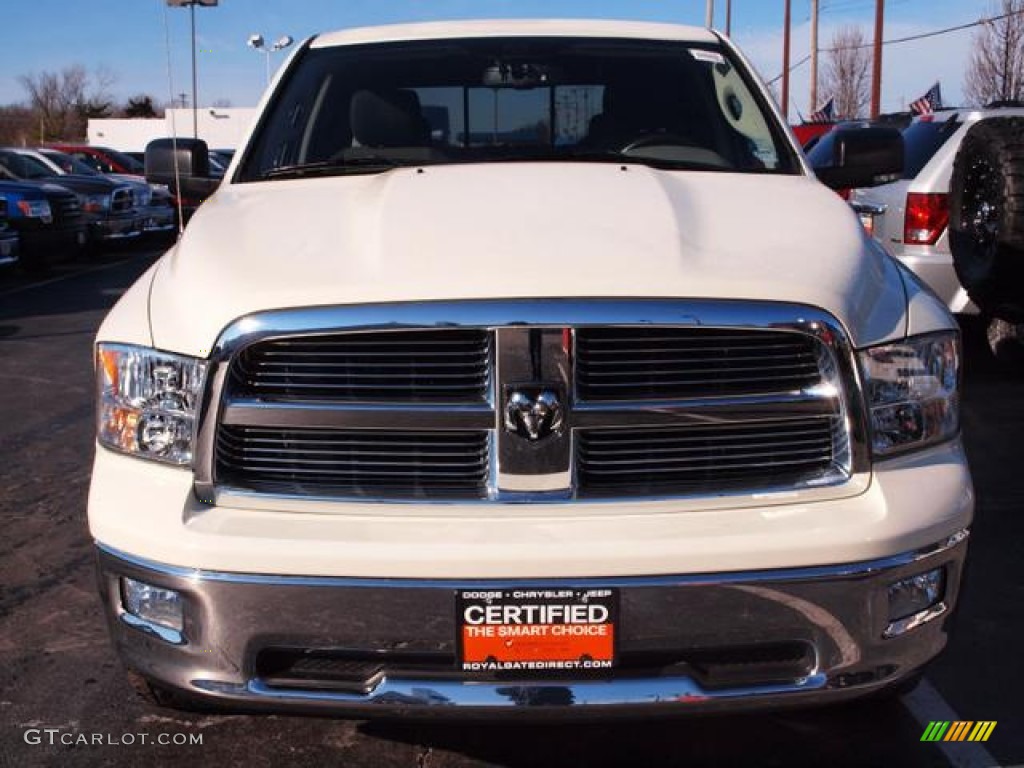 2010 Ram 1500 Big Horn Crew Cab 4x4 - Stone White / Dark Slate/Medium Graystone photo #8