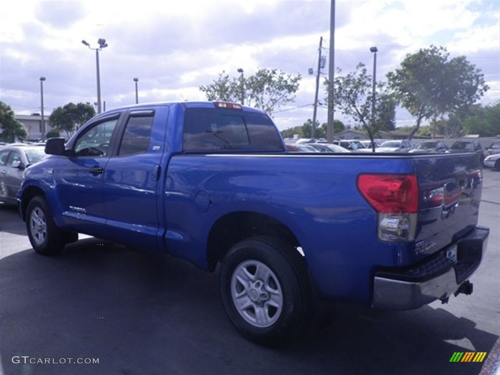 2008 Tundra SR5 Double Cab - Blue Streak Metallic / Graphite Gray photo #7