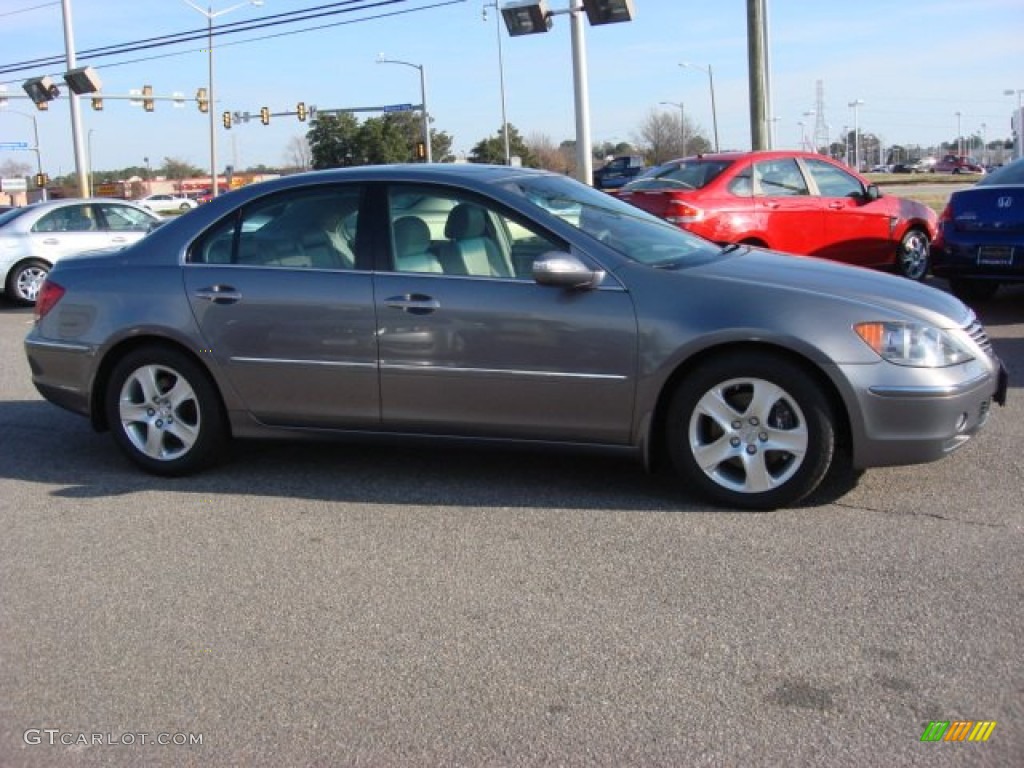 2007 RL 3.5 AWD Sedan - Lakeshore Silver Metallic / Parchment photo #6