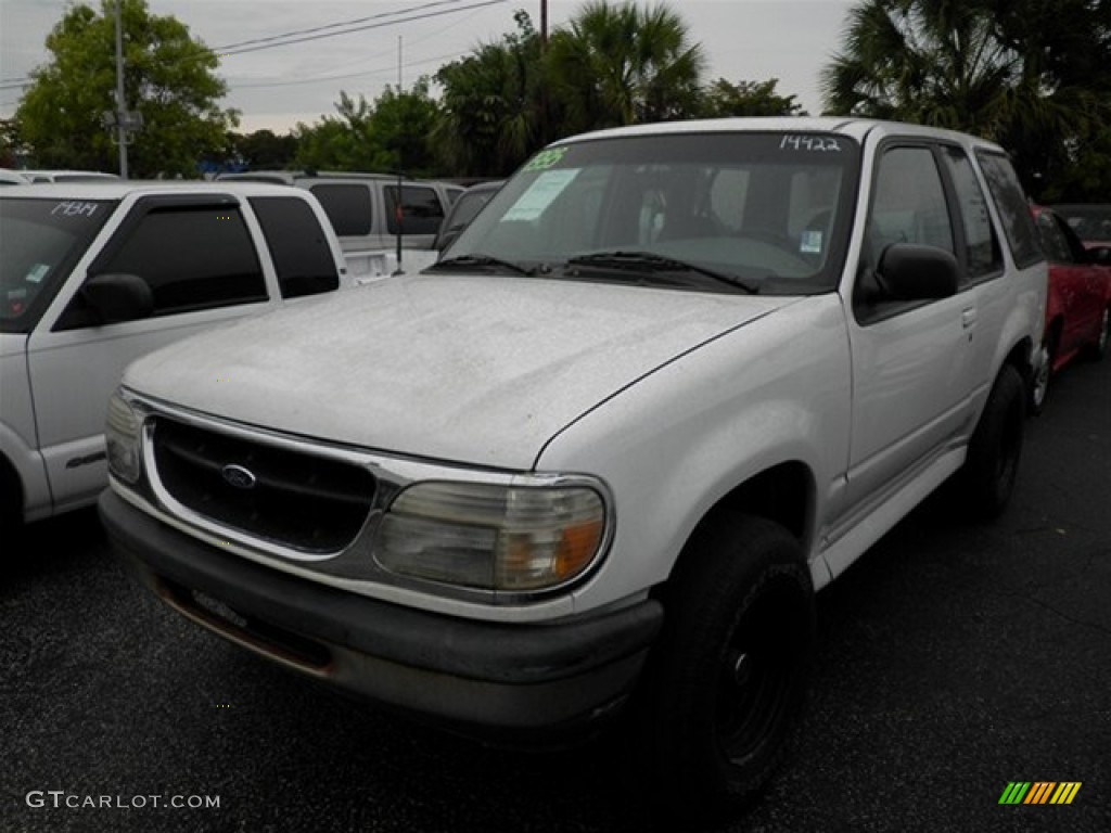 1995 Explorer Sport - Oxford White / Light Flint photo #2