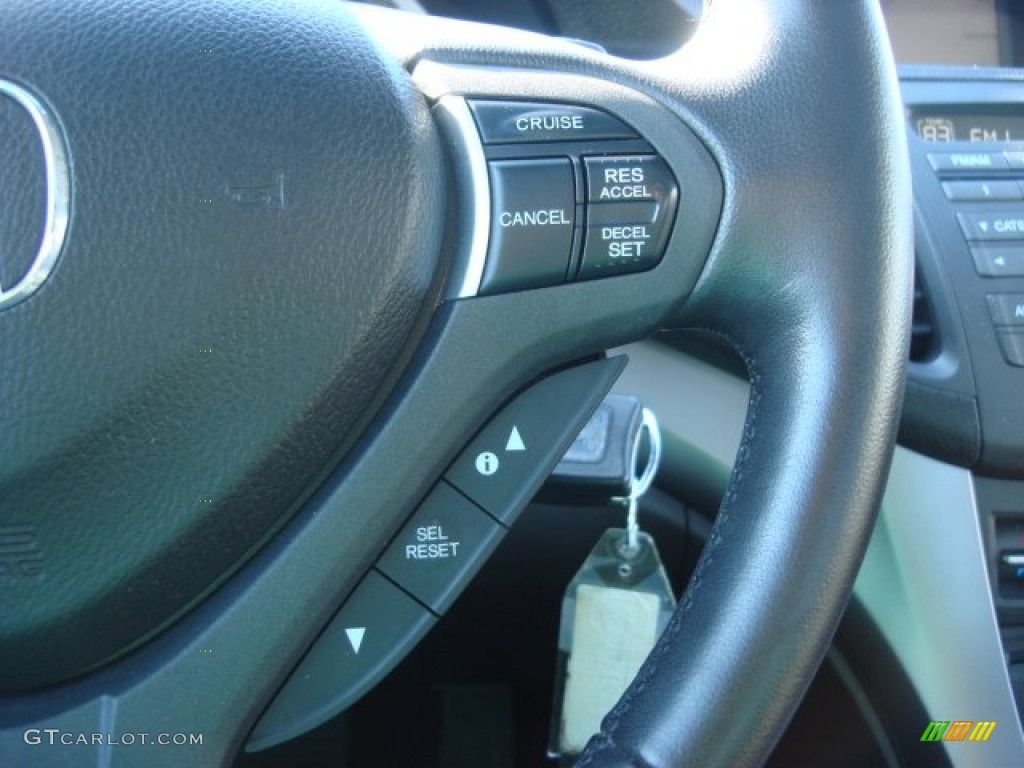 2010 TSX Sedan - Vortex Blue Pearl / Taupe photo #25