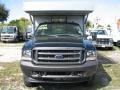 2004 Black Ford F550 Super Duty XL Regular Cab 4x4 Chassis Stake Truck  photo #3
