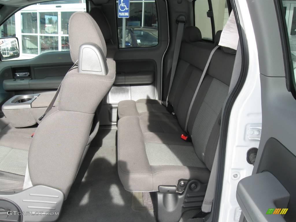 2006 F150 XLT SuperCab 4x4 - Oxford White / Medium/Dark Flint photo #4