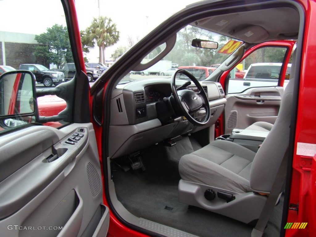 2004 F250 Super Duty FX4 Crew Cab 4x4 - Red / Medium Flint photo #9