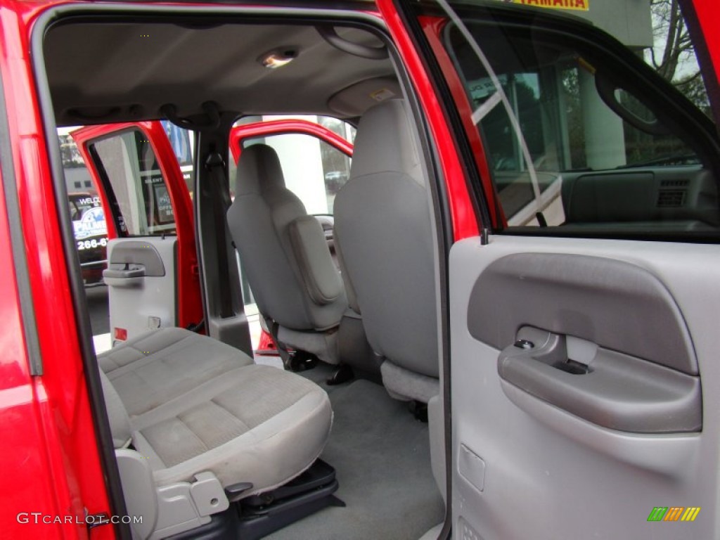 2004 F250 Super Duty FX4 Crew Cab 4x4 - Red / Medium Flint photo #13