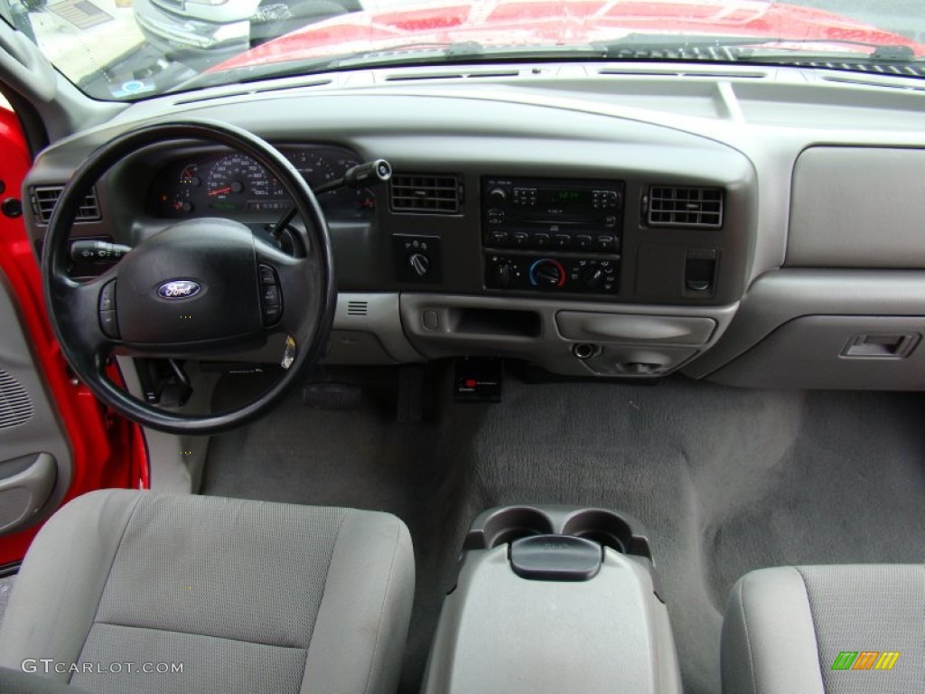 2004 F250 Super Duty FX4 Crew Cab 4x4 - Red / Medium Flint photo #14