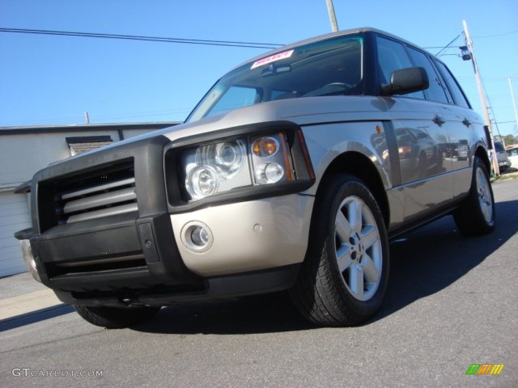 White Gold Metallic Land Rover Range Rover