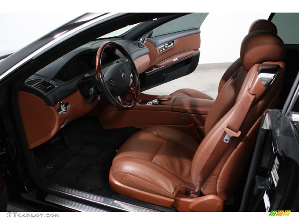 Cognac/Black Interior 2008 Mercedes-Benz CL 550 Photo #59916812
