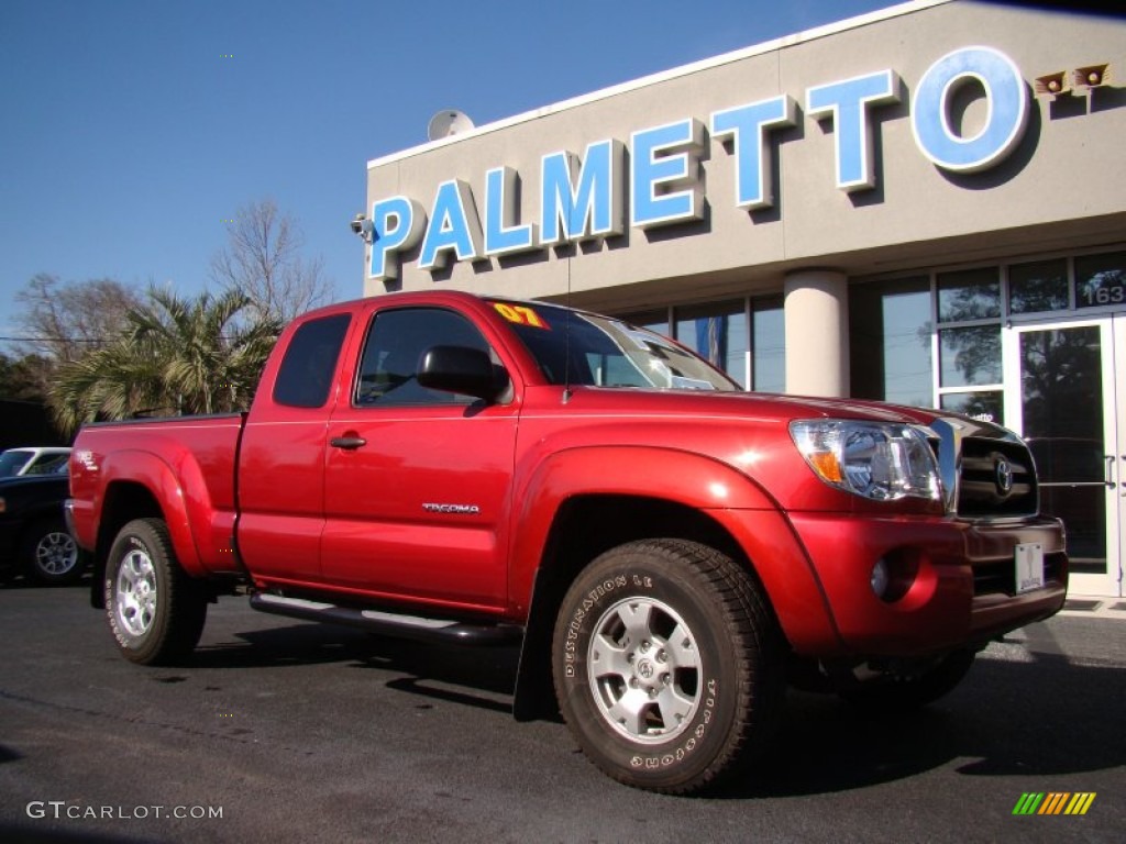 Impulse Red Pearl Toyota Tacoma