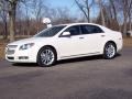White Diamond Tricoat 2011 Chevrolet Malibu LTZ Exterior
