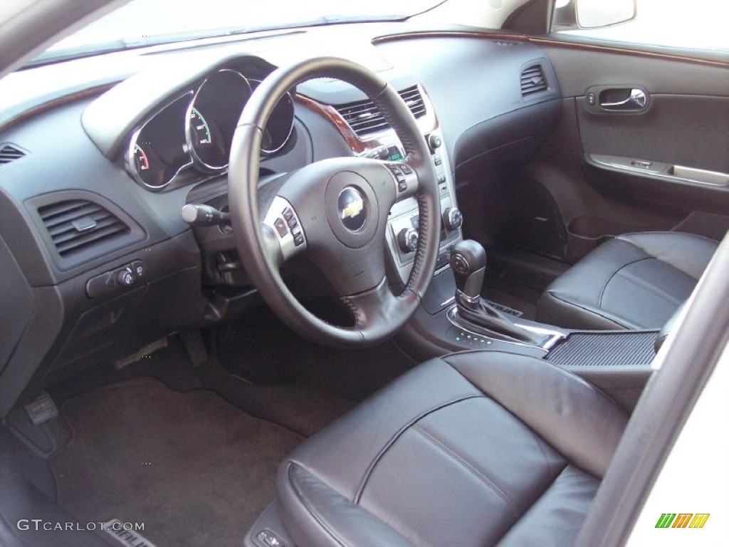 Ebony Interior 2011 Chevrolet Malibu LTZ Photo #59918929