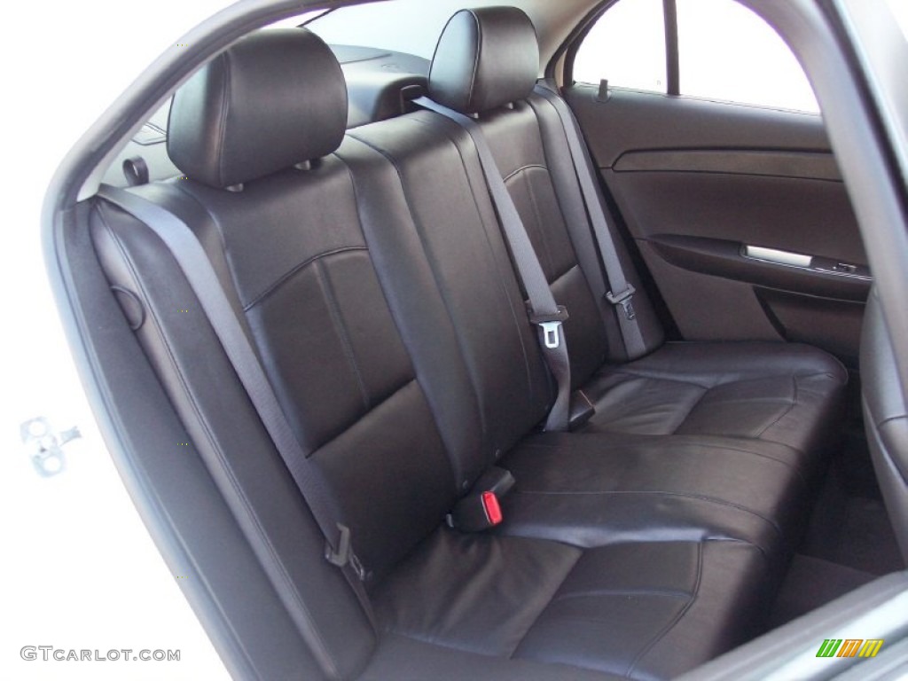 Ebony Interior 2011 Chevrolet Malibu LTZ Photo #59919053