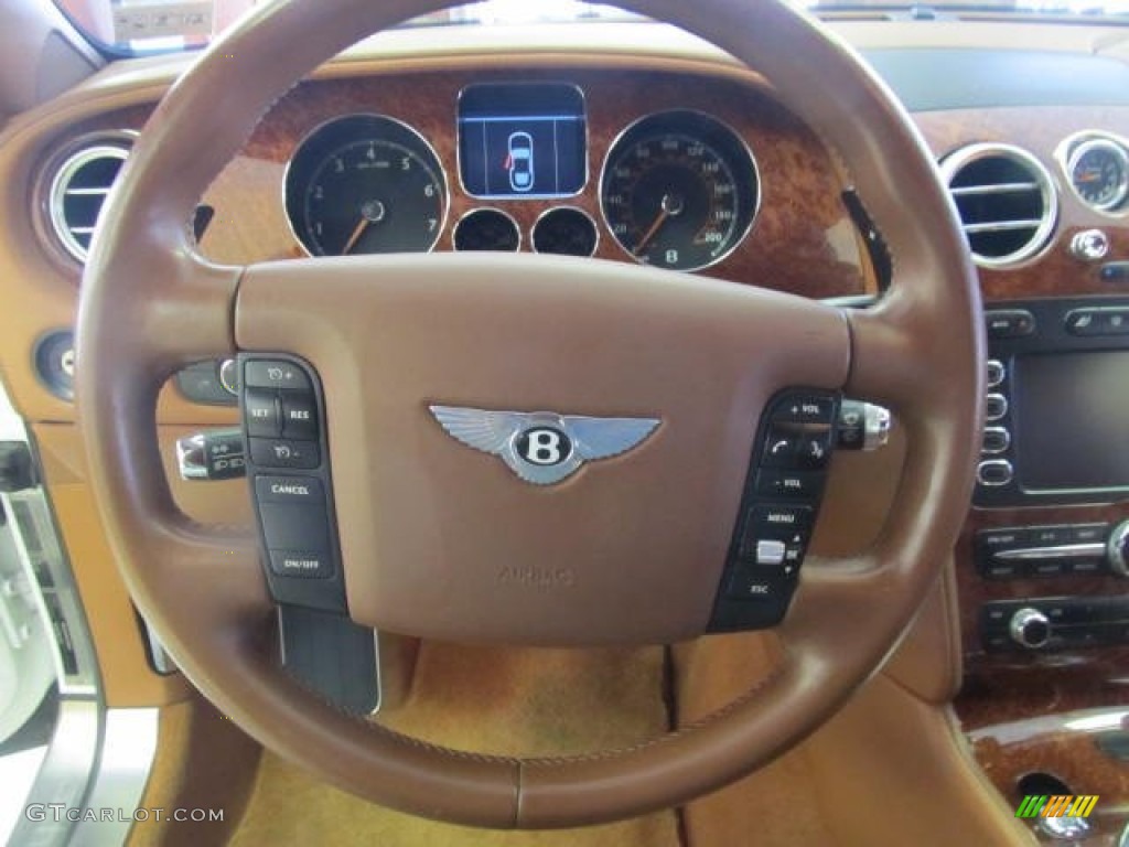 2005 Bentley Continental GT Standard Continental GT Model Saddle Steering Wheel Photo #59919905