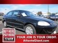 Flamenco Black Pearl - Civic LX Sedan Photo No. 4