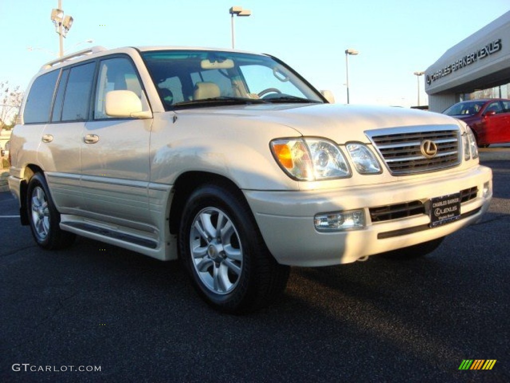 2004 LX 470 - Sand Dollar Pearl / Ivory photo #1
